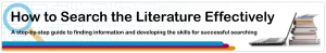 How to Search the Literature Effectively_Banner.
