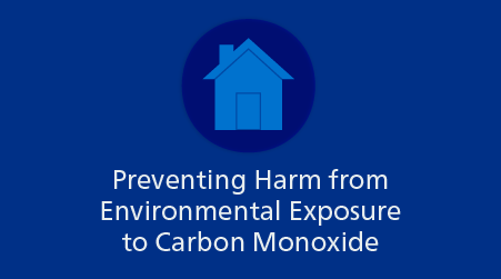 Preventing harm from environmental exposure to carbon monoxide